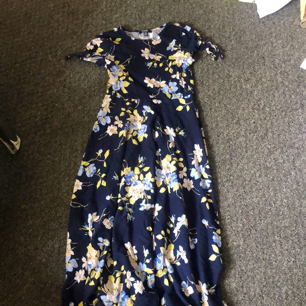 Short sleeve midi dress